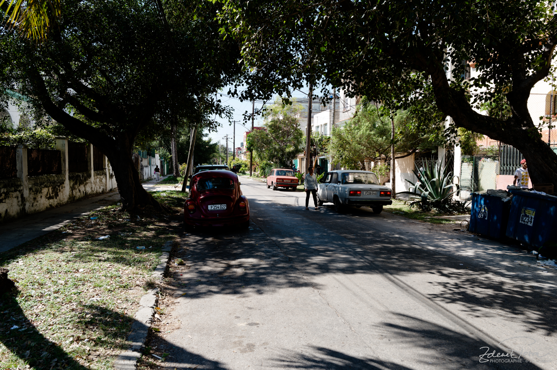 La Havane, une des rues perpendiculaires à l'av. Passeo